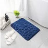 Home Bathrooms Mat Non-slip Pebble Carpets Absorbent Lavatory Bedroom Floor Toilet Memory Foam Washable Rug Bathroom Decor Mats new a24