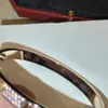 Luxury Top Fine Brand Bangle Pure 925 Sterling Silver Jewelry For Women Screwdriver Thick Design Rose Gold Diamond Love Bangle Wed272M