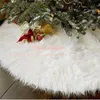 Белая плюшевая рождественская елка юбка фартуки рождественская елка ковер Navidad украшения для домашнего новогоднего рождества декор 201127