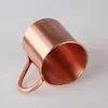 Tasses 16oz Tasse de cuivre pur Creative Coppery Fabriqué à la main Durable Moscou Mule Café pour Bar Drinkwares Party Kitchen260M