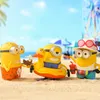 Pop Mart Minions Vakantie Blind Box 1 stuk Despicable Me Action Kawaii Figure Gift Kid Toy LJ200928