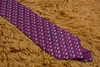 Mans Slipsar Högkvalitativ 100% Silk Tie Fashion 7 cm Classic Edition Mäns Casual Smal Fast Ship med låda