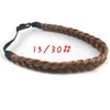 Braided Hair Headband Synthetic Hand Tied Hair Accessories Headwear for Women and Girls Two Strands Braiding Hair