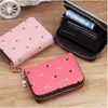 Vendita calda Carino Women Portafoglio Morbido PU in pelle PU Female Mini Hasp Carta Portafoglio Coin Portafogli Slim Slim Piccolo cerniera Portachiavi