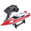 LeadingStar 2.4G High Speed ​​35 km/H Båt Fast Ship med fjärrkontroll och kylvattensystem RC Boat Ship Speedboat RC Toys