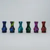 Colorful 810 long gourd Resin Drip Tips for TFV8 TFV12 Big baby Kit Candy Package