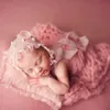 2 шт. / Комплект детские младенцы фото аксессуары для привязки хлопчатобумажного льняного шляпа набор подушки новорожденного