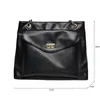 HBP 2021 Große Schwarze Handtaschen Luxus Designer Schulter Tasche Sac Weibliche Messenger Taschen Grils Solide Cross Body Taschen Hohe Qualität damen