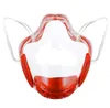 masque de protection transparent masques de langage des lèvres PC masque d'isolement anti-éclaboussures masque stéréo transparent ultra clair masques3269