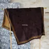 Stripe Frame Brown Towels Luxury Designer Letter Full Old Flower Towels Shower Towel Body Wrap For Men And Women x1