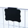 Porte-étiquettes à clip blanc Stylo à craie Étiquettes pour tableau noir Classification du stockage des aliments Clips amovibles pour poubelles en métal | Loripos