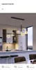 Nieuwe Nordic LED plafond kroonluchter voor eetkamer keuken glas bal woonkamer hanglampen romantische luxe hanglamp