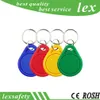 Prix d'usine Faire une carte TK4100 125KHz de haute qualité 100pcs / lot ISO11785 ABS RFID Custom Plastic Keychains Ke FOB