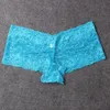 Sexy See Through Boyshorts For Women Shorts Panties Thin Lace Transparent Woman Boy Shorts shorty femme Lingerie 6 pcs/lot 201112