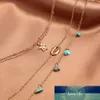 Nouvelle Fashion Anklet pour Femme Girl Simple Multi-Couche Double coquille Bleu Perles Bleues Jambe Chaîne Chaîne Bijoux Accessoires Cadeau