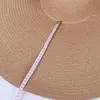 Широкие шляпы Breim Shuangr Super Beaver Color для женщин складной бумаги Beach Hat Summer Sun UV этап шапки капля оптом