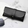 Sunglasses Protective Case Hand Made PVC Leather Eyewear Hand Bag Pure Colors Multiple Optional Fashion Eyeglasses Accessories