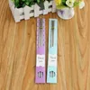 100 par / partia 200pcs East Spełnia Zachód Ze Stali Nierdzewnej Chopsticks Chinese Style Wedding Wedding / Funkcja Favors Gifts Express Darmowa wysyłka L