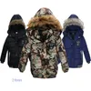 Chaqueta de abrigo con capucha para niños Espesar Otoño Invierno Ropa Niños Abrigo infantil Niños Chaqueta con cremallera Abrigo Ropa para 1- LJ201202