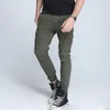 Vomint men's pants Elastic foot close Skinny Pants Tactical military Men's Cargo Pants Multi-pocket Overalls No Belt 201128