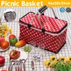 caja de canasta de picnic