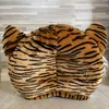 Costumes de mascotte, tête de tigre, masque en fourrure, accessoires de Costume pour adultes