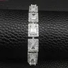 Новый 18 -сантиметровый роскошный серебряный цвет принцессы на руке браслет браслет для женских юбилейных украшений подарки