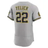 NOWOŚĆ Custom S-4xl Mężczyźni Kobiety Młodzież Christian Yelich Baseball Jerseys Sal Frelick Milwaukee Willy Adames Brewers Luis Urias Contreras Rowdy Tellez Corbin Burnes