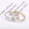 Bijoux hip hop manchette pour hommes bracelets glacés en diamant bracelets en or bracelet de mode de luxe de luxe cubique zircone juive5880558