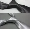 Corbata de seda para hombre, informal, ajustada, lisa, con cuello ajustado, para fiesta, boda, 2021