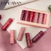 HANDAIYAN makeup 6 colors lip gloss Matte smoothie lipstick 6 pcs/set lipstick free shipping.in stock!