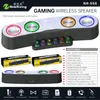 2023 Bluetooth speaker 10W 4 unit Desktop colorful game with mechanical button keyboard LED light computer audio stereo subwoofer 3D NR555