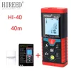 Hireed Laser Distance Meter 40m 120m 100m Digital RangeFinder Trena Laser Tape Range Finder Bygg Mätenhetsreguler Test T200605347353