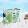 Shopping bag, women's Beach handbag, luxury design, large capacity, nylon and green marble, novel 2021 220310