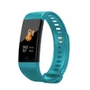 Bluetooth Smart Bracelet Color Screen Y5 Smartband Heart Rate Monitor Blood Pressure Measurement Fitness Tracker Smart Watch Men