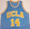 Anpassad retro # 14 Zach Lavine Westbrook UCLA Bruins Basketball Jersey Mäns Stitched Green Alla storlekar 2XS-5XL Namn och nummer