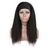 Echt haar Capless Pruiken Peruaans maagdelijk haar Hoofdband Zwart Fullmachine Body Golf Diepe Golf Kinky Krullend Recht 100 Echt haar 1445603