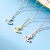 925 silver necklace new geometric arrow inlaid zircon clavicle chain female niche light luxury sterling silver necklace Q0531