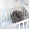 Coussins de boule à nouée lit oreiller en peluche décor à la maison Baule de bouche en peluche T2001149158275