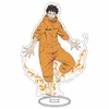 Keychains Cool Japanese Anime Fire Force Acrylic Stand Figure Model Plate Holder Cake Topper Toys Desktop Decor for Kids Boy Gift