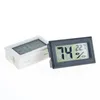 schwarz/weißes Mini-Digital-LCD-Umgebungsthermometer, Hygrometer, Luftfeuchtigkeits- und Temperaturmessgerät