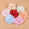 Flojery zijden hydrangea hoofden kunstbloemen voor thuis bruiloft decor kleurrijke decoratieve bloem hoofd DIY partij boog achtergrond muur