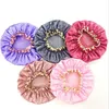 Women Shower caps shower cap hair satin bonnet douche muts bonnet satin cheveux nuit bonnet douche adulte hat adult 3pieces/lot 200923