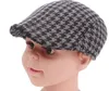 2020 nieuwe kinderen meisjes jongens baret hoeden winter herfst kinderen mutsen fotografie rekwisieten baby accessoires caps kinderen plaid baret 2-6Y