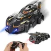 MINI RC CAR 4WD Wall Climbing NITRO على جهاز التحكم عن بعد بإعادة الشحن الضوء اللاسلكي الأولاد DRIFT TOY GIFT 201202