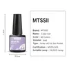 Nail Gel Mtssii UV LED Set 253060 PCS Glitter Color Kit Kit Soak Off Diy Art Design Base Top Coat Need8162525