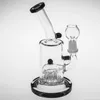 Joint 14.4mm Dikke Zwarte Glasbongen in Stpck Roken Water Pijpen Booreiland Percolator Echte afbeelding Gratis verzending Hookahs