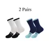 2 paar Hoge Kwaliteit Katoen Hot Selling Sokken Dames Yoga Bescherming Sokken Y1222