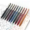 Andstal 5 pçs / set vintage tinta canetas 0.5mm cores gel caneta conjunto DS cor retrátil cor gel penas de tinta gelpen escola material de escritório 201202