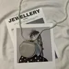 INS Ladies satchel luxury lady pearls chain single shoulder bags PU leather circular messenger bag women mini purse H0149